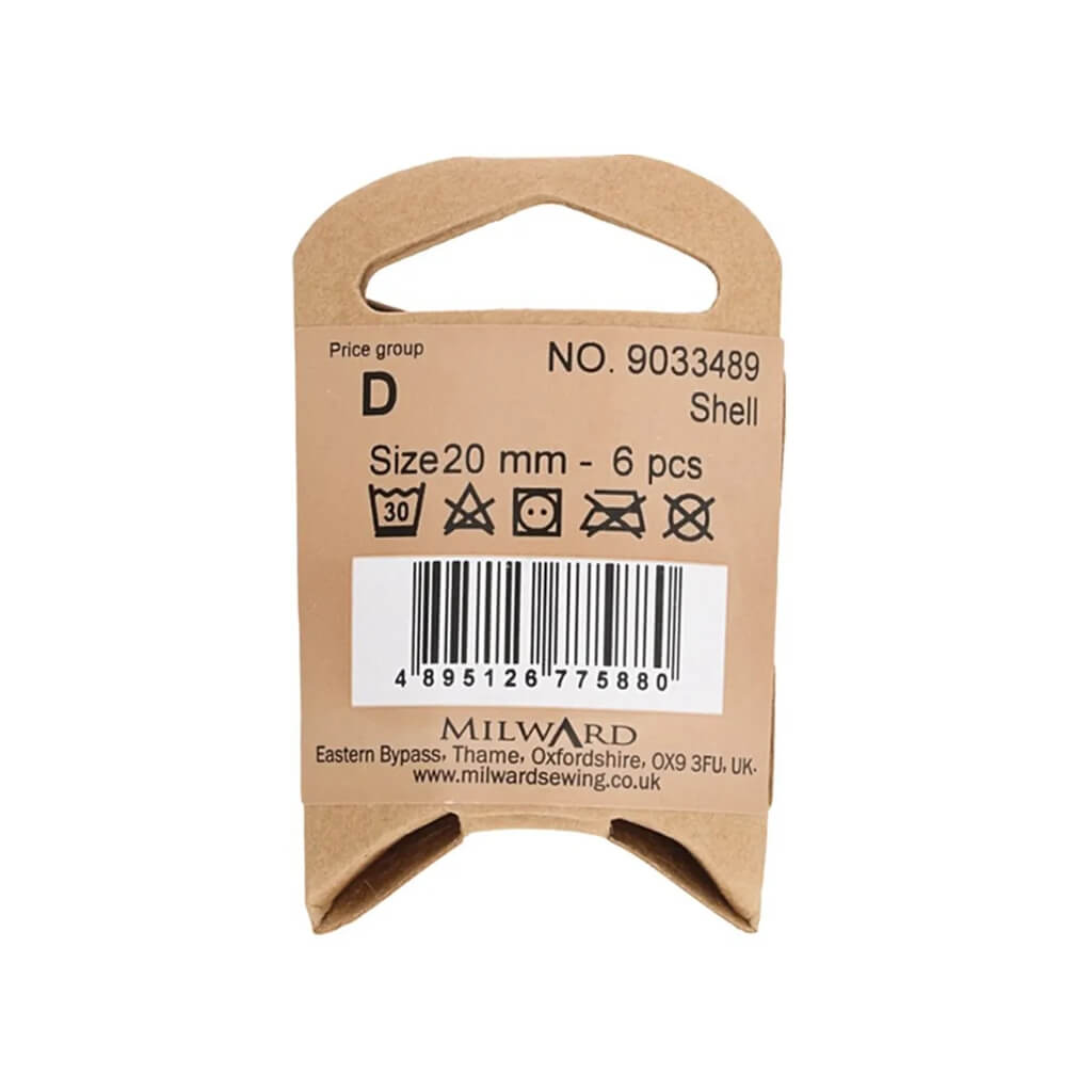Milward Knopf Perlmutt 20 mm, 6 Stk. bei bei bei bei bei bei bei bei bei bei Lieblingsgarn