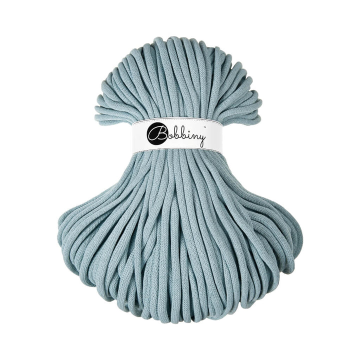 Bobbiny 9mm Jumbo Kordel, Farbe Misty – Baumwolle bei Lieblingsgarn