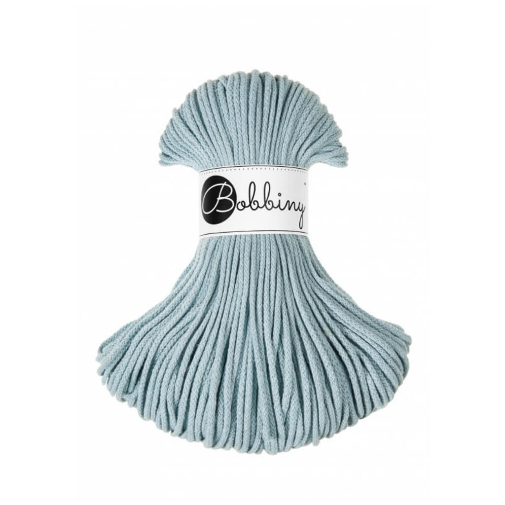 Bobbiny Kordel Junior 3mm x 100 m, Farbe Misty – Baumwolle bei Lieblingsgarn