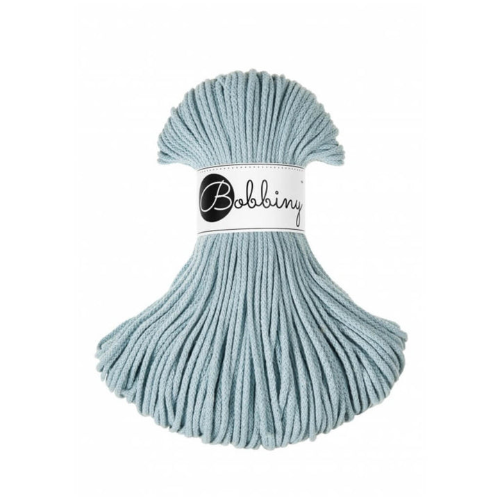 Bobbiny Kordel Junior 3mm x 100 m, Farbe Misty – Baumwolle bei Lieblingsgarn