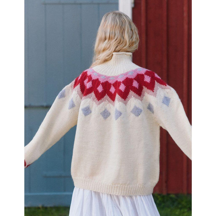 Rundpassenpullover mit Norwegermuster Strickanleitung - Lana Grossa (Heft)
