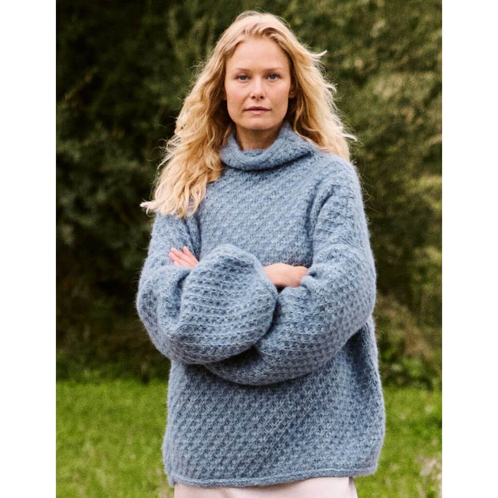 Pullover mit Sternmuster Strickanleitung - Lana Grossa (Heft)