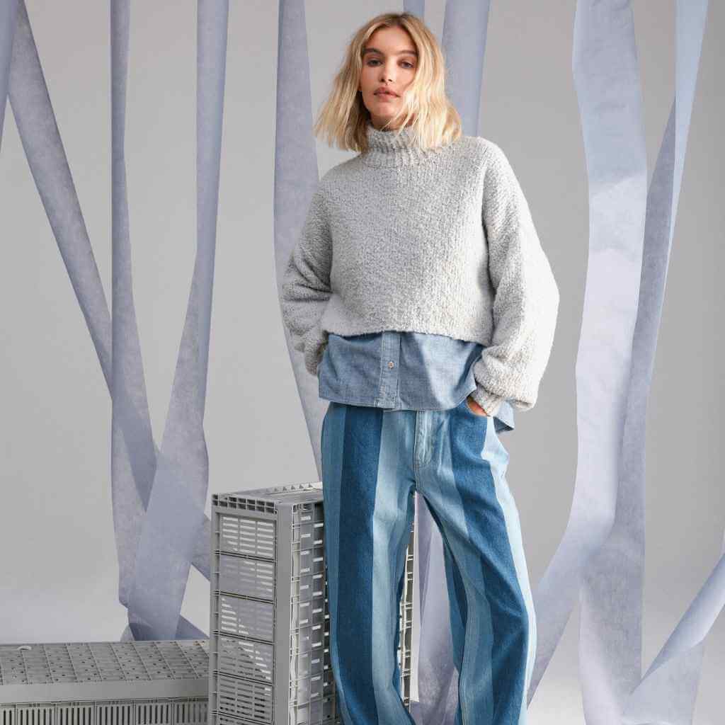 Lana Grossa Pullover mit Stehkragen Strickanleitung – Produktansicht bei Lieblingsgarn