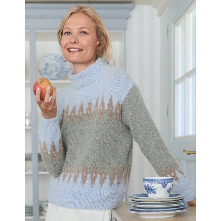Pullover mit Jacquardmuster Strickanleitung - Lana Grossa (Heft)