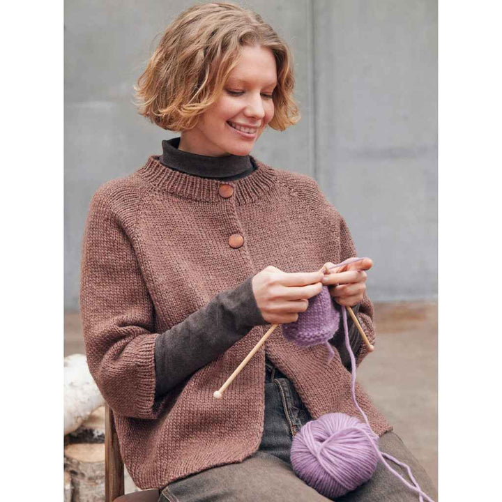 Jacke Nathalie Top Down Strickanleitung - Lang Yarns (Heft)