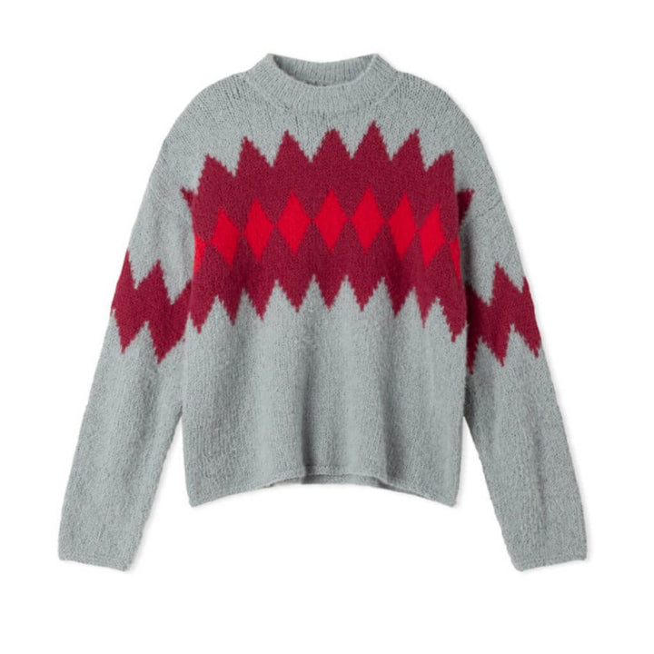 Pullover mit Norwegermuster Strickanleitung - Lana Grossa (Heft)