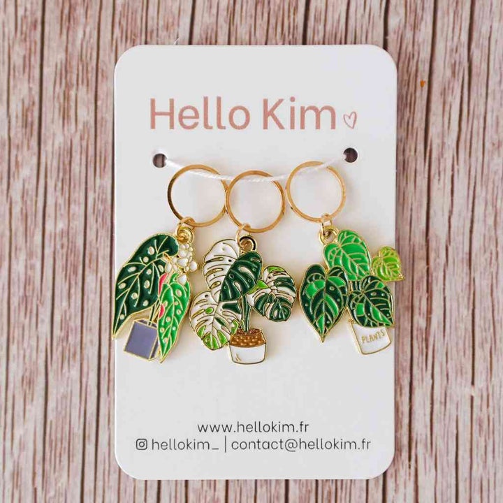 Hello Kim Maschenmarkierer Monstera – Produktansicht, Metall bei bei bei bei bei bei bei bei bei bei bei bei Lieblingsgarn