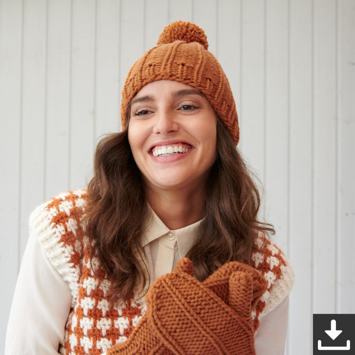 Lana Grossa Pattern Damenmütze Strickanleitung - Lana Grossa (PDF) bei bei bei bei bei bei bei bei bei bei Lieblingsgarn