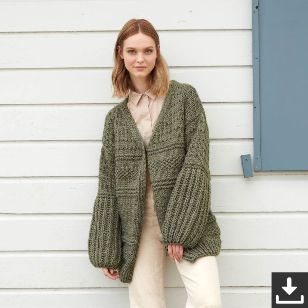 Lana Grossa Pattern Mustermix Jacke Strickset - Lana Grossa (PDF) bei bei bei bei bei bei bei bei bei bei bei Lieblingsgarn