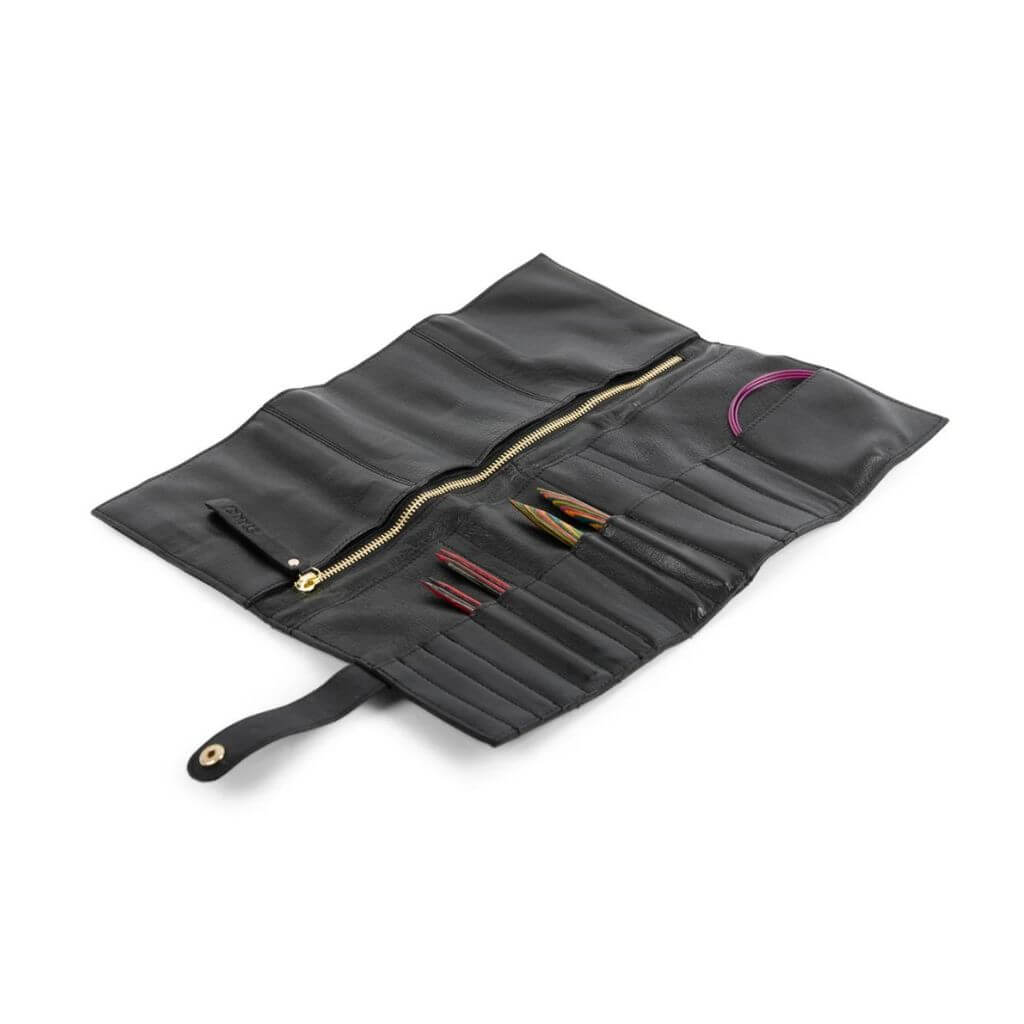 muud Stockholm - Ledertasche für Nadelsysteme bei bei bei bei bei bei bei bei bei bei bei bei bei bei bei bei Lieblingsgarn