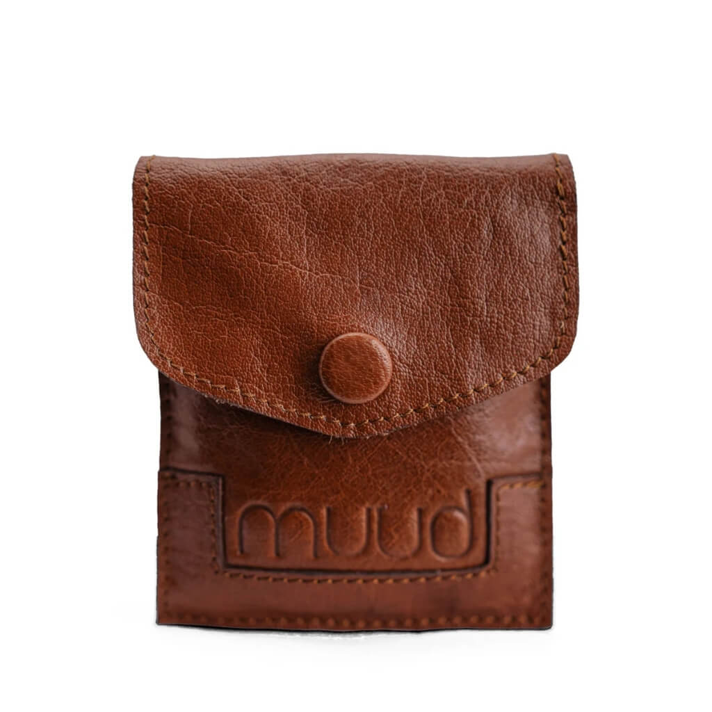 muud Bergen - Zubehörtasche, Farbe Rich Brown – Leder bei Lieblingsgarn