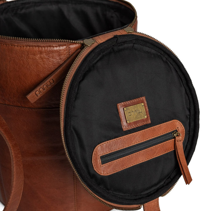 muud Saturn XL - Projekttasche aus Leder bei bei bei bei bei bei bei bei bei bei bei bei bei Lieblingsgarn