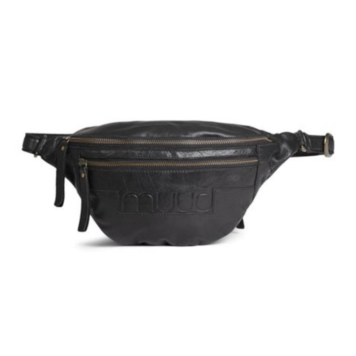 muud Vegas - Leder Gürteltasche, Farbe Black – Leder bei Lieblingsgarn