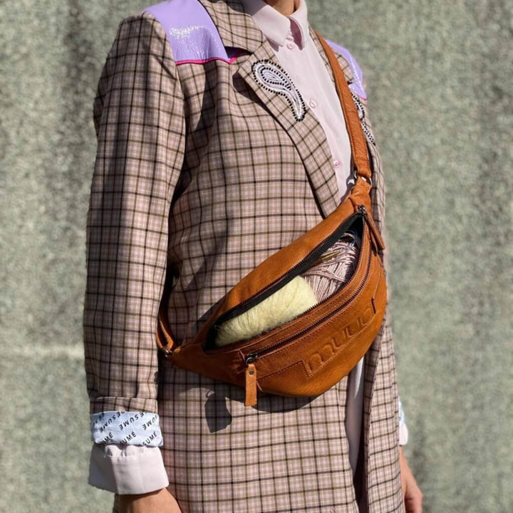 muud Vegas - Leder Gürteltasche bei bei bei bei bei bei bei bei bei bei Lieblingsgarn