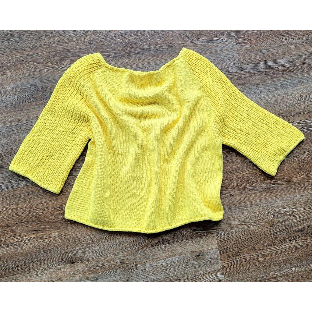 Nadelmelodie Pattern Sunny Spring Sweater Strickanleitung - Nadelmelodie (PDF) bei bei bei bei bei bei bei bei Lieblingsgarn