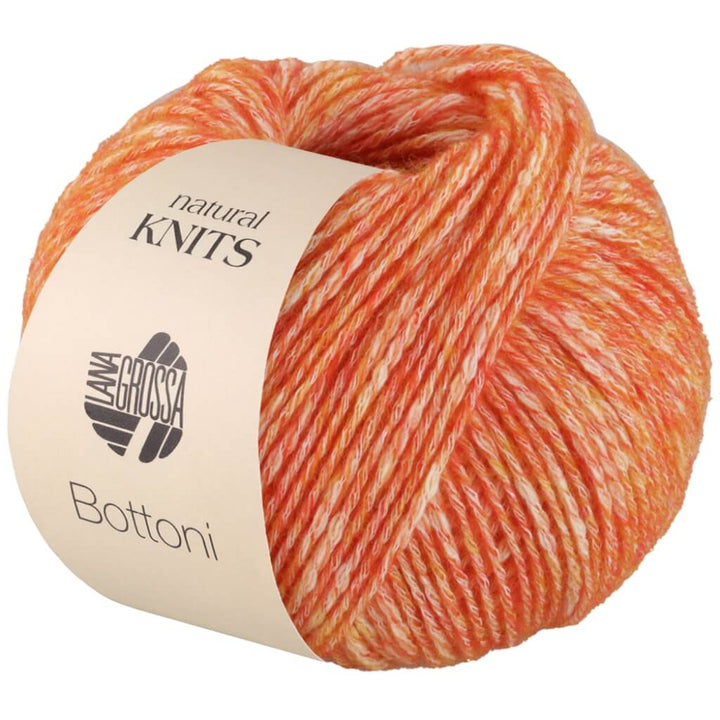 Lana Grossa Bottoni, Farbe 3 Orange/Creme bei Lieblingsgarn