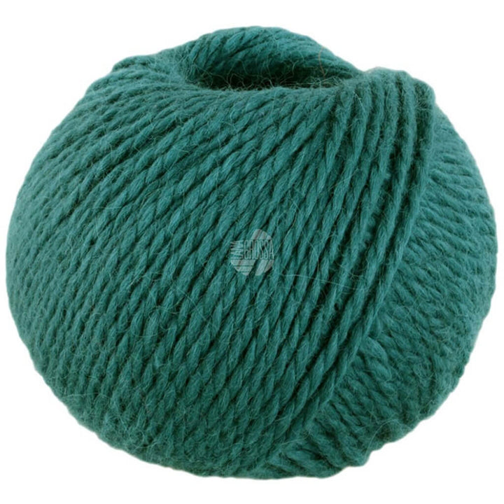 Lana Grossa Natural Lama Chunky, Farbe 7 Türkisblau – Lama bei Lieblingsgarn