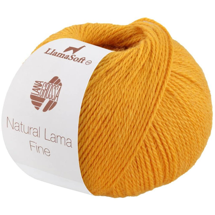 Lana Grossa Natural Lama Fine, Farbe 101 Gelb – Lama bei Lieblingsgarn