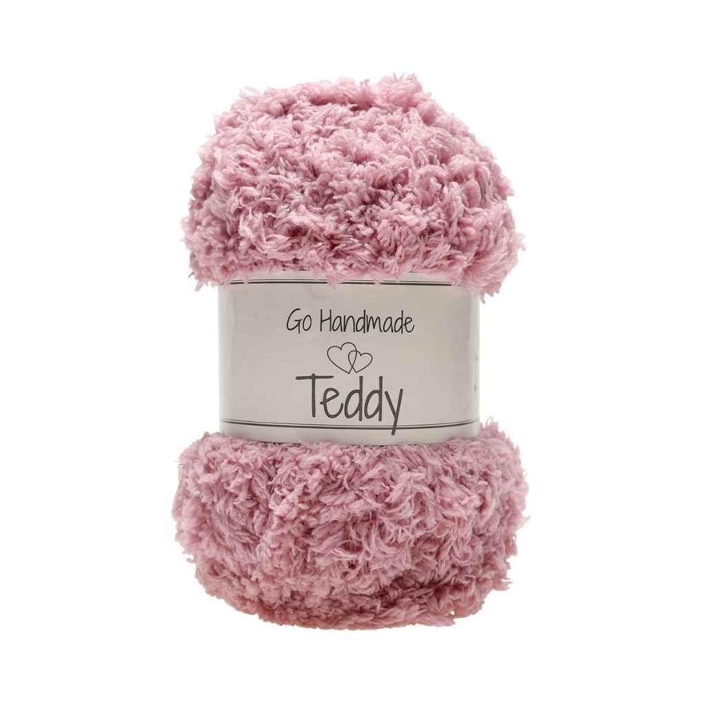 Go Handmade Yarn Teddy, Farbe Old Rose – Synthetik bei Lieblingsgarn