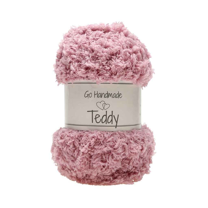 Go Handmade Yarn Teddy, Farbe Old Rose – Synthetik bei Lieblingsgarn