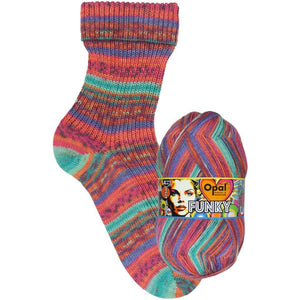Opal 4-fädig Funky
