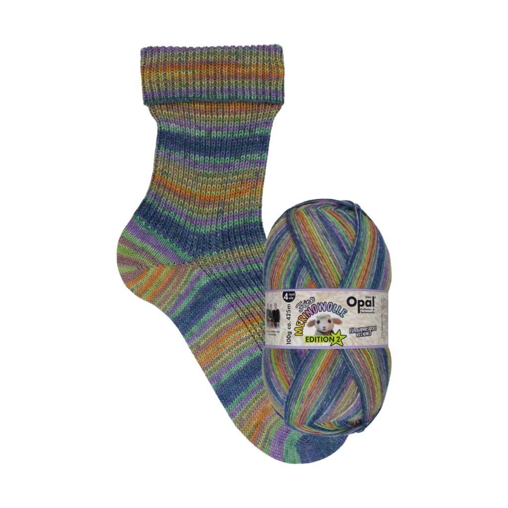Opal 4-fädig Feine Merinowolle - Edition 2, Farbe 11634 warm – Merino, Schurwolle und Synthetik bei Lieblingsgarn