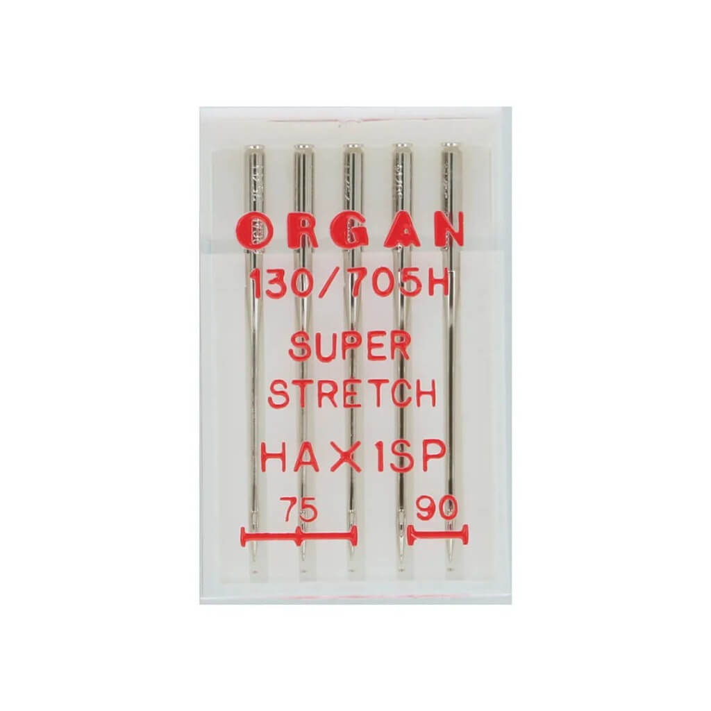 Organ Needles Organ Nähmaschinennadeln 130/705H Super Stretch 75-90, 5 Nadeln bei bei bei bei bei bei bei bei Lieblingsgarn