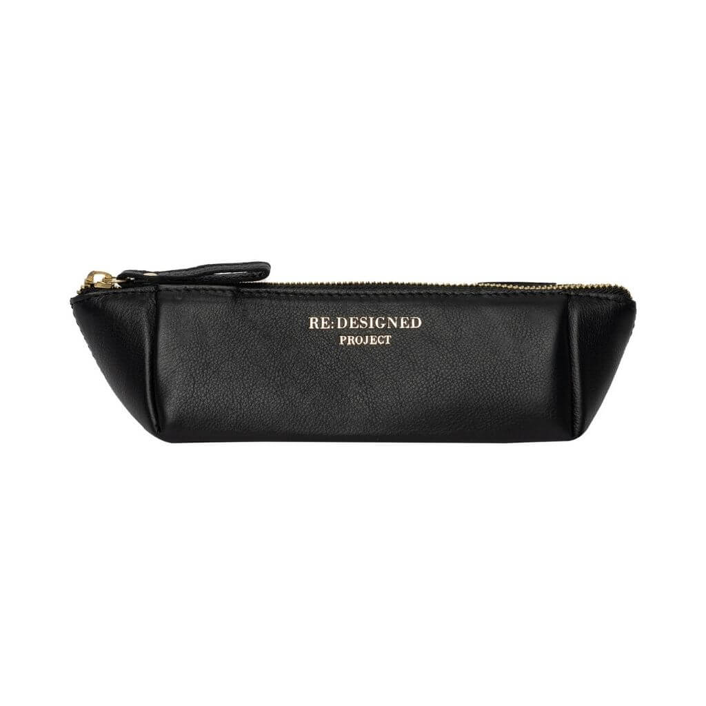 Re:Designed Lederetui Project 11, Farbe Black/Gold – Leder bei Lieblingsgarn