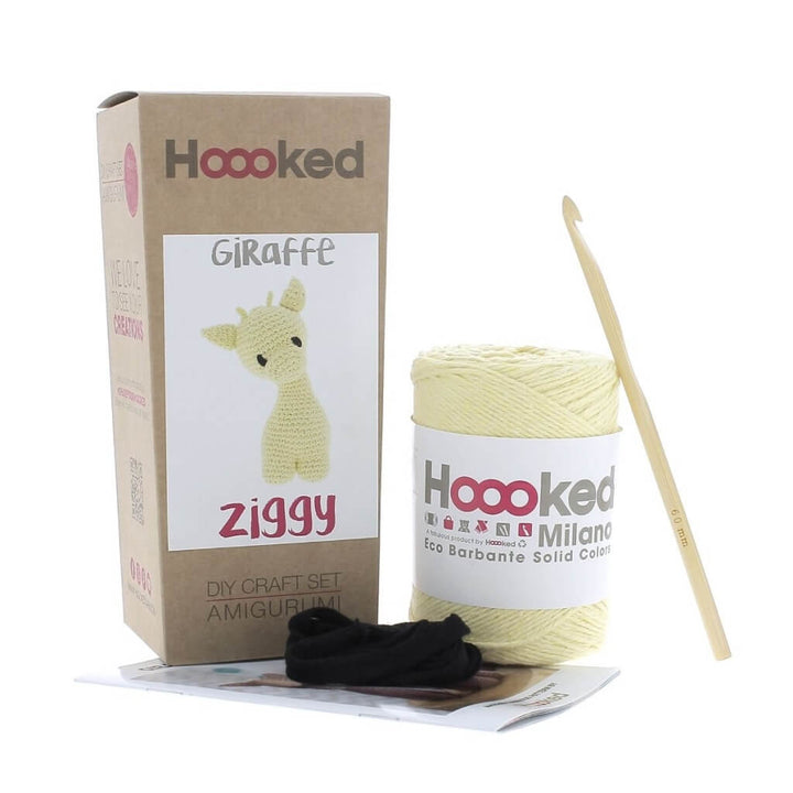 Hoooked DIY Amigurumi Giraffe Ziggy Popcorn bei bei bei bei bei bei bei bei bei bei Lieblingsgarn