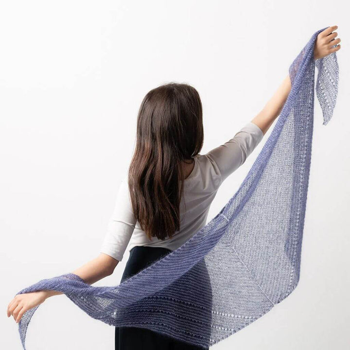 Pascuali Pattern Tuch Striped Feather Strickanleitung - Pascuali (PDF) bei bei bei bei bei bei bei bei bei bei Lieblingsgarn