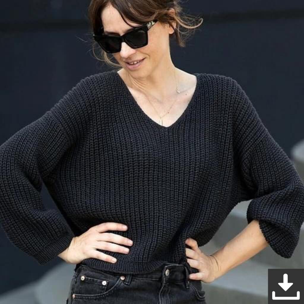 Paulastrickt Pattern Sweater NEVER ENDING STORY Strickanleitung - Paulastrickt (PDF) bei bei bei bei bei bei Lieblingsgarn