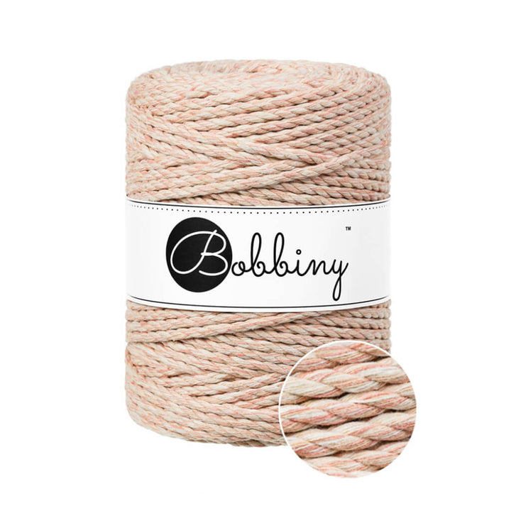 Bobbiny Makramee Garn 5 mm x 100 m gedreht Peach Shake bei bei bei bei bei bei bei bei bei bei bei bei Lieblingsgarn