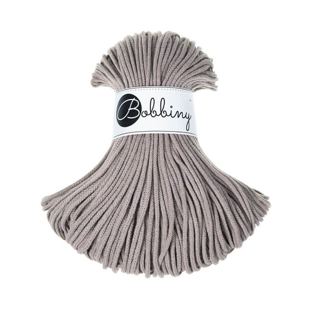 Bobbiny Kordel Junior 3mm x 100 m, Farbe Pearl – Baumwolle bei Lieblingsgarn