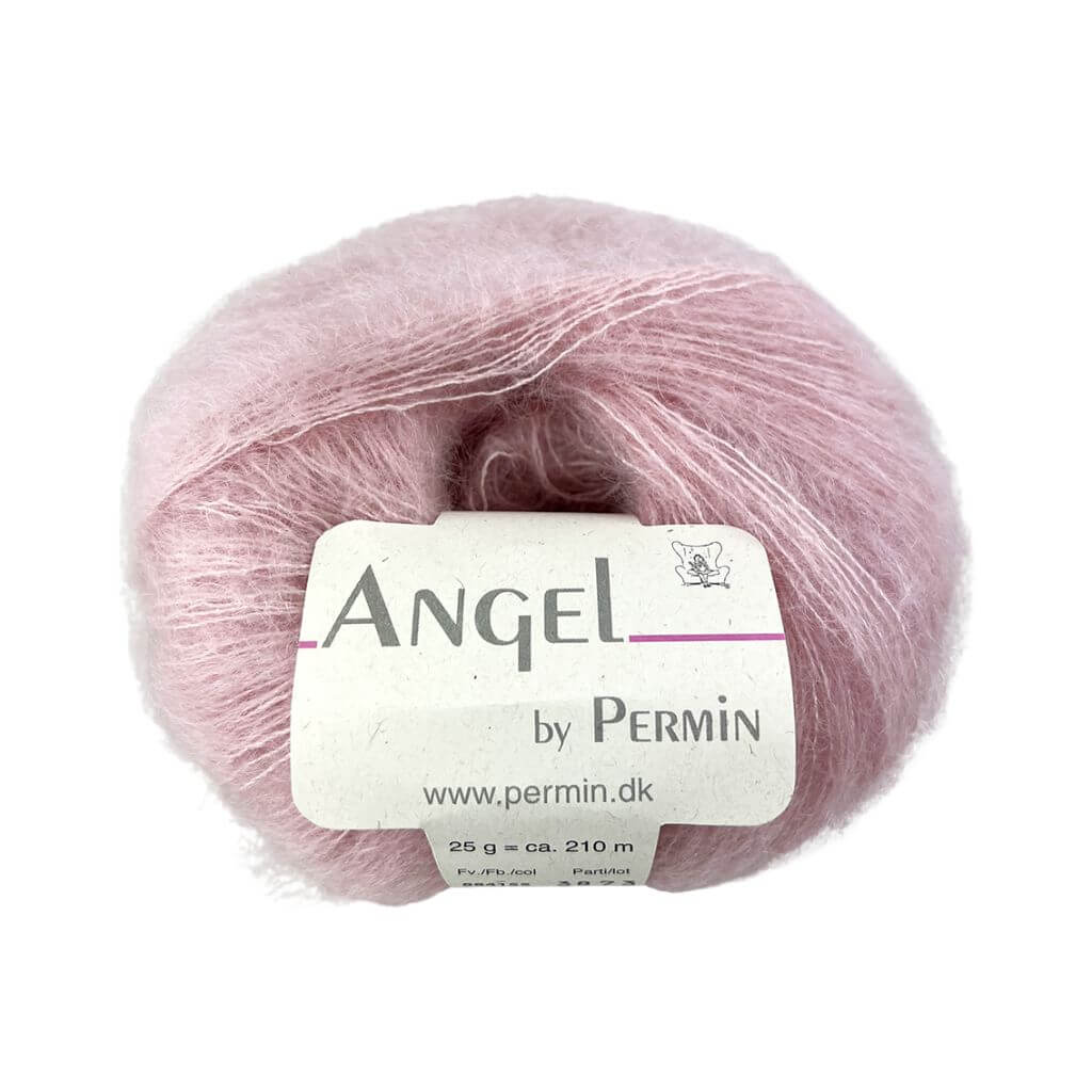 Permin Angel, Farbe 55 Delicate Rosa – Mohair und Seide bei Lieblingsgarn