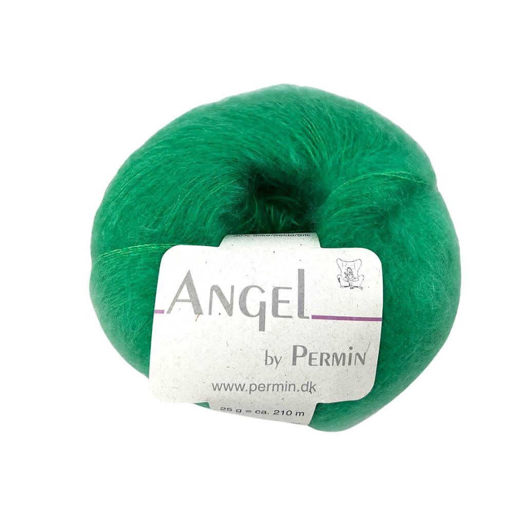 Permin Angel, Farbe 90 Sport Grün – Mohair und Seide bei Lieblingsgarn
