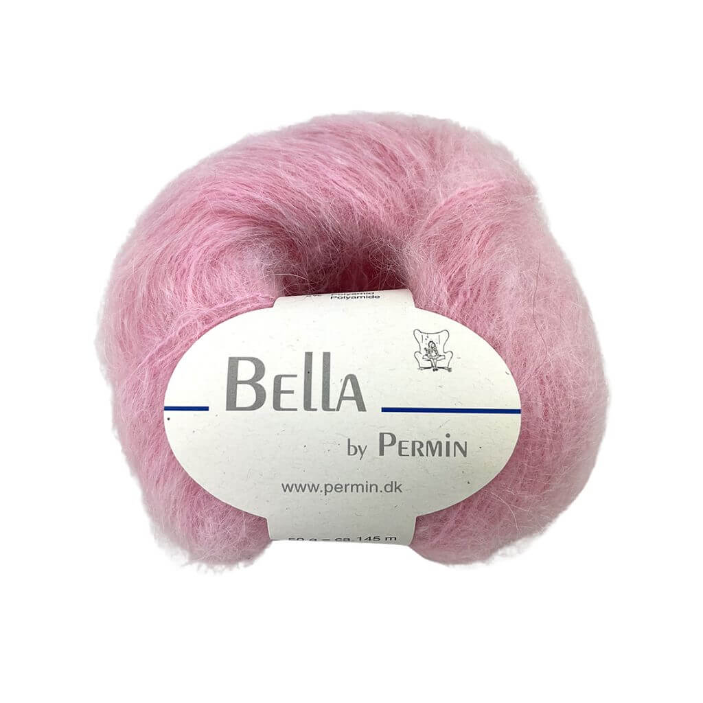 Permin Bella, Farbe 58 Hell Pink – Mohair, Schurwolle und Synthetik bei Lieblingsgarn