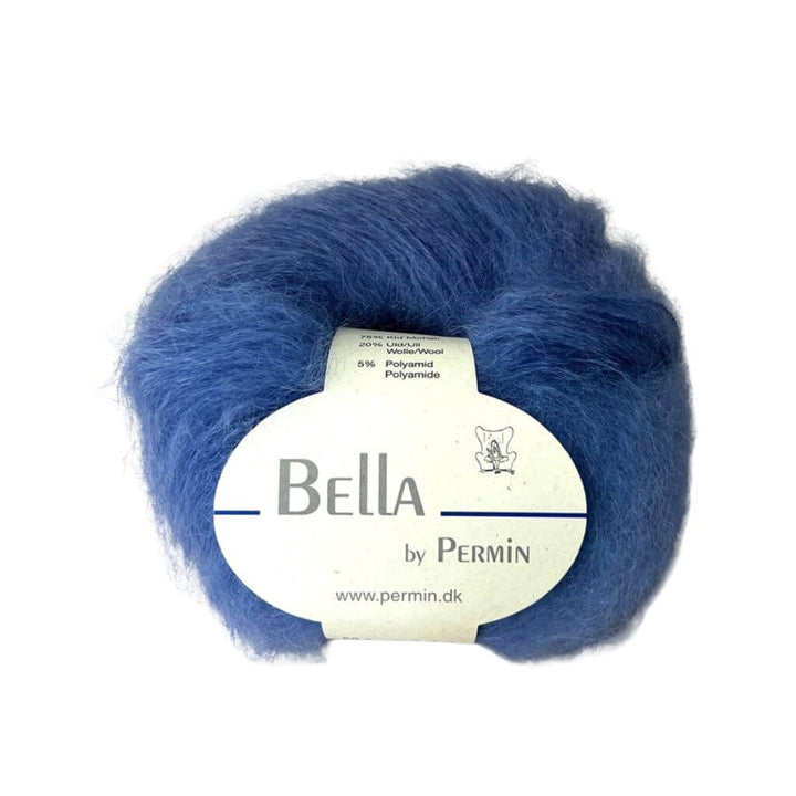 Permin Bella, Farbe 70 Chambrayblau – Mohair, Schurwolle und Synthetik bei Lieblingsgarn