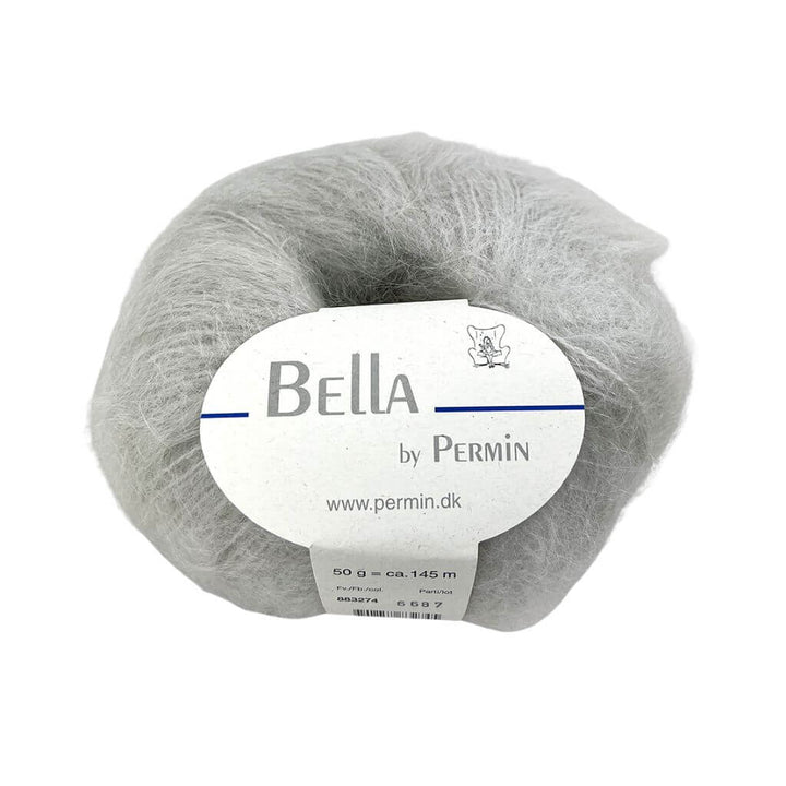 Permin Bella, Farbe 74 Nebel – Mohair, Schurwolle und Synthetik bei Lieblingsgarn