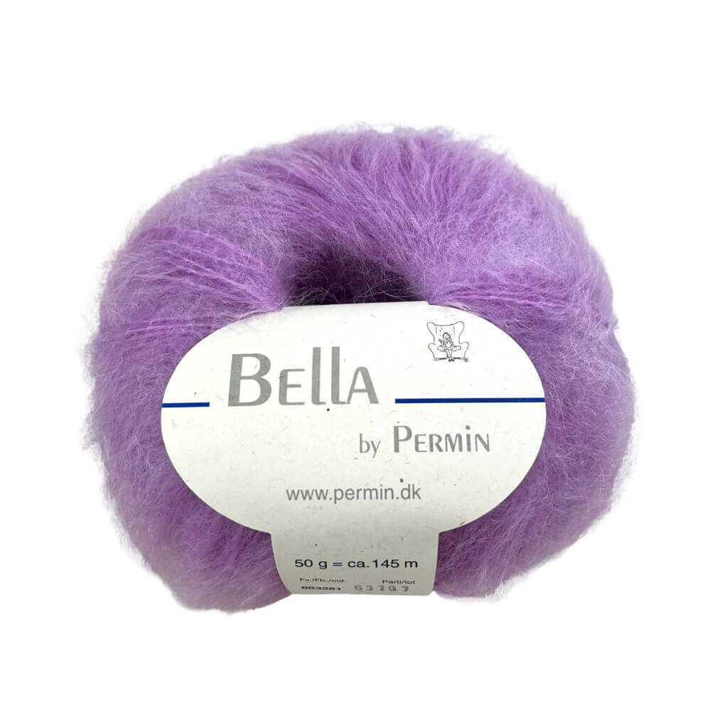 Permin Bella, Farbe 81 Violett – Mohair, Schurwolle und Synthetik bei Lieblingsgarn