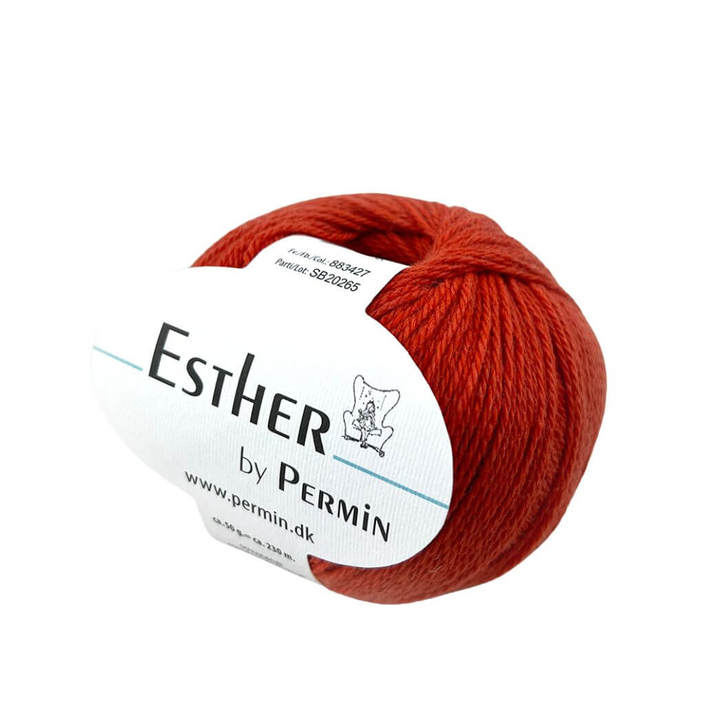Permin Esther, Farbe 27 Saffron – Baumwolle und Schurwolle bei Lieblingsgarn