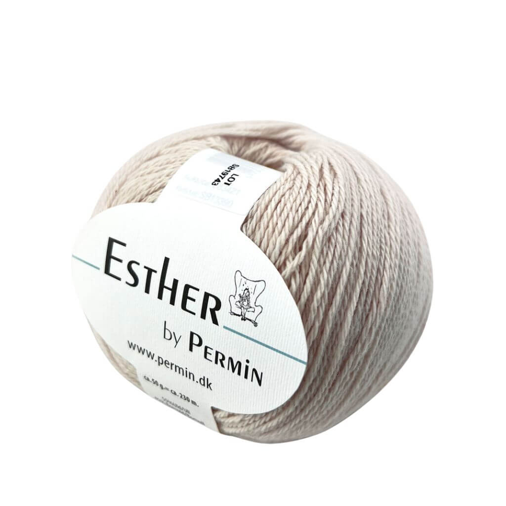 Permin Esther, Farbe 34 Sand – Baumwolle und Schurwolle bei Lieblingsgarn