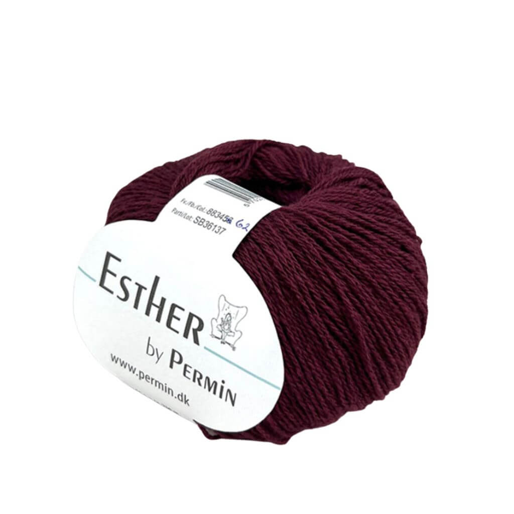 Permin Esther, Farbe 62 Herbstbeeren – Baumwolle und Schurwolle bei Lieblingsgarn