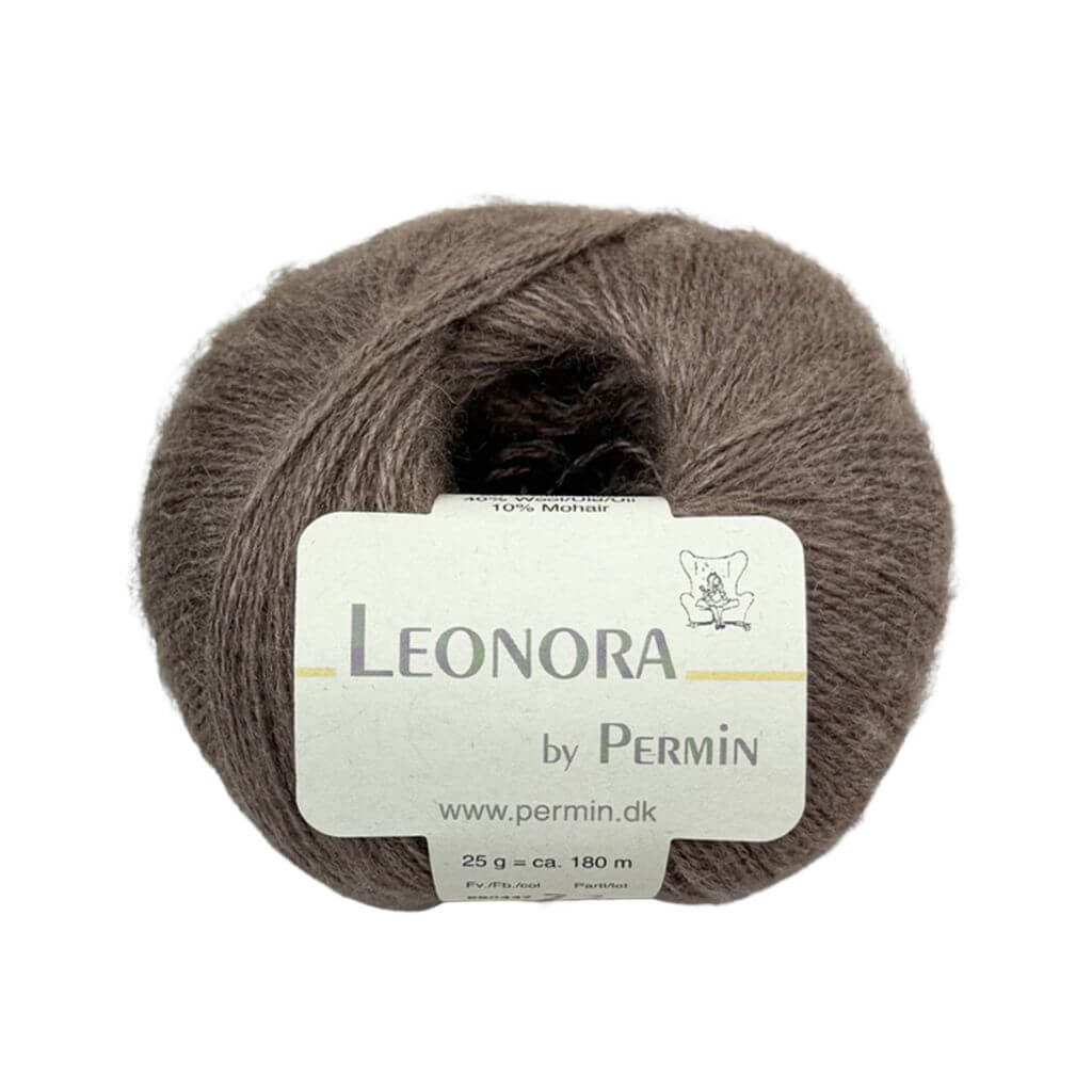 Permin Leonora, Farbe 47 Mokka Mousse – Mohair, Schurwolle und Seide bei Lieblingsgarn