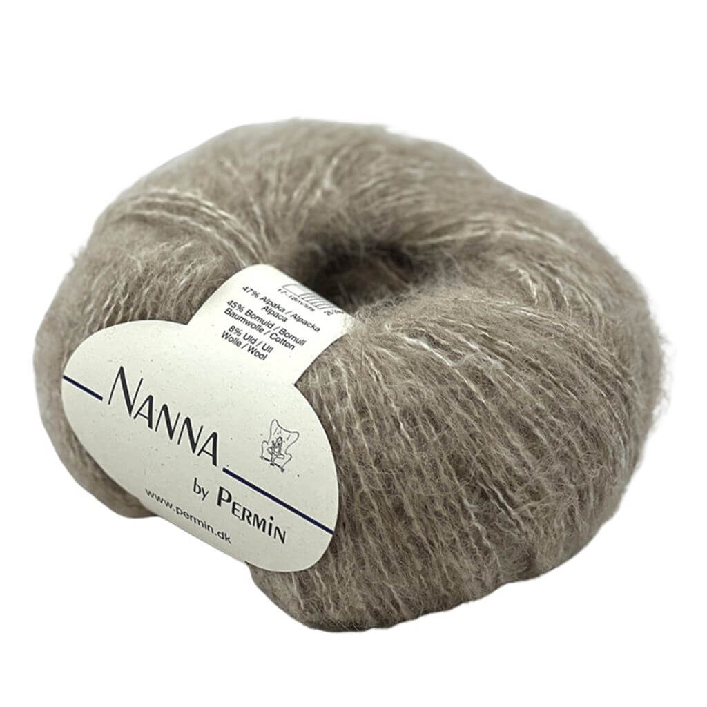 Permin Nanna, Farbe 02 Hell Beige – Alpaka, Baumwolle und Merino bei Lieblingsgarn