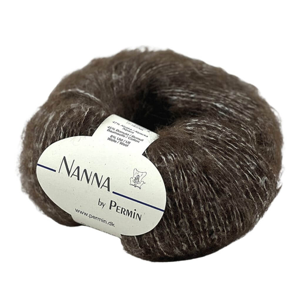 Permin Nanna, Farbe 03 Braun – Alpaka, Baumwolle und Merino bei Lieblingsgarn