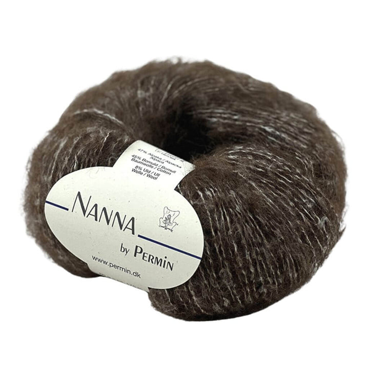 Permin Nanna, Farbe 03 Braun – Alpaka, Baumwolle und Merino bei Lieblingsgarn