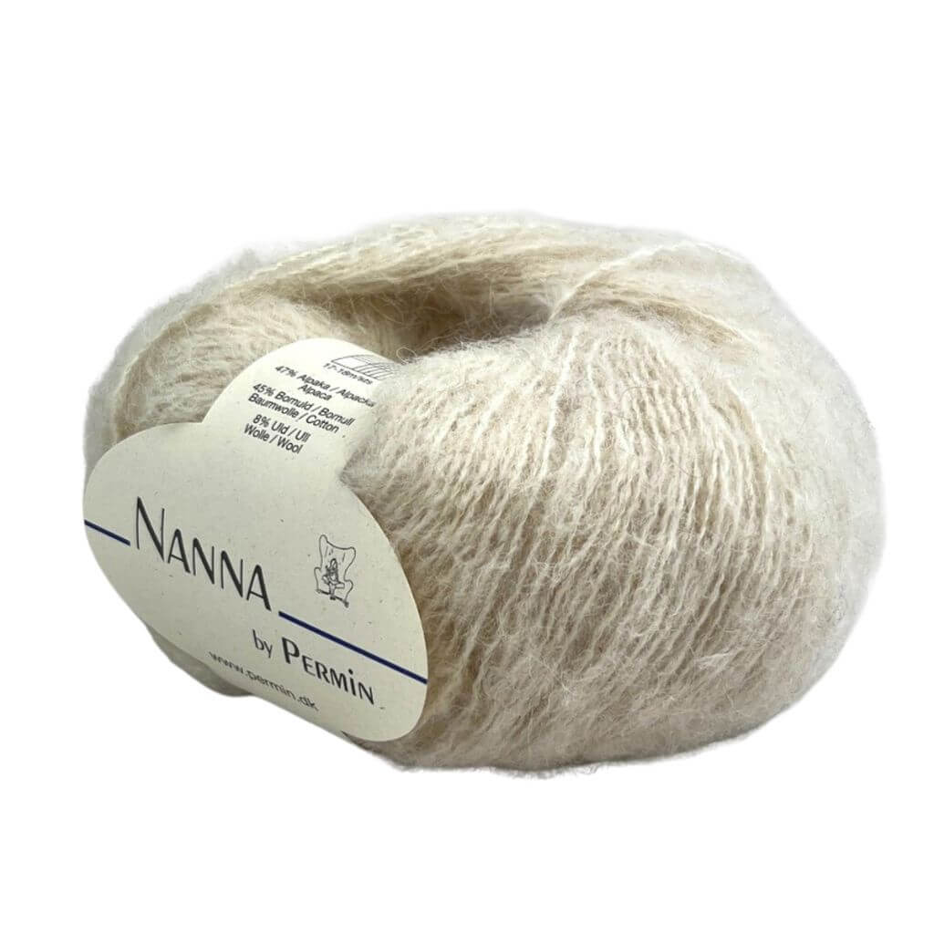 Permin Nanna, Farbe 07 Natur – Alpaka, Baumwolle und Merino bei Lieblingsgarn