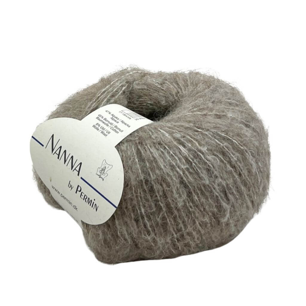 Permin Nanna, Farbe 12 Kaffee Latte – Alpaka, Baumwolle und Merino bei Lieblingsgarn