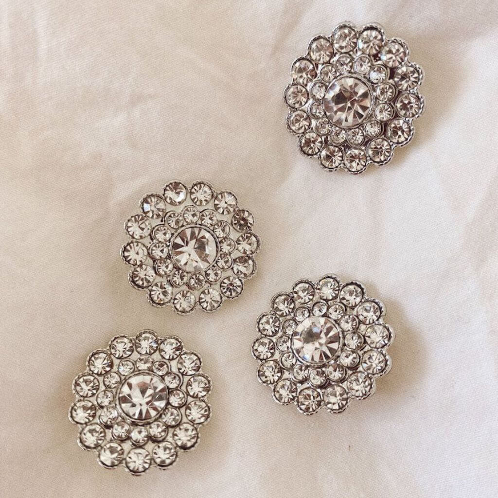 PetiteKnit Bling Knöpfe 4 Stück bei bei bei bei bei bei bei bei bei bei Lieblingsgarn