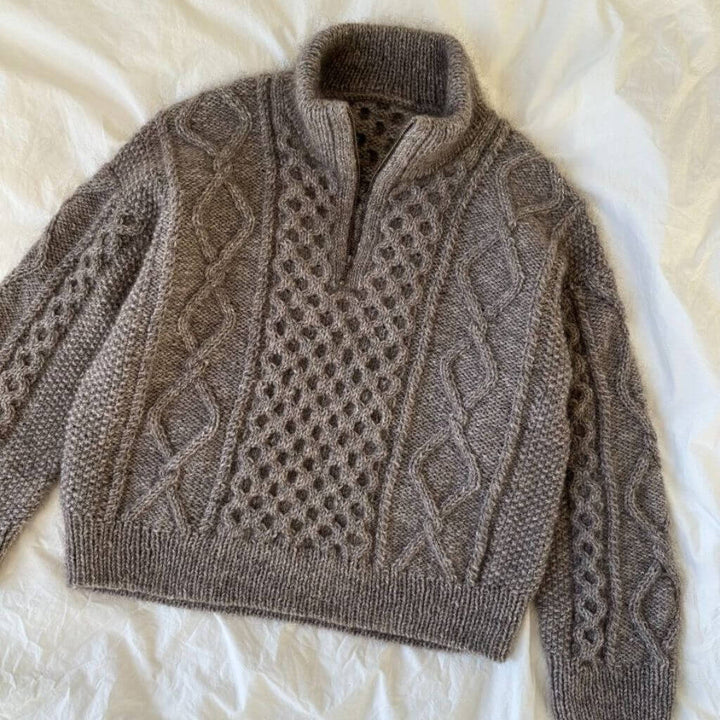 PetiteKnit Pullover Dagmar Zipper Sweater Strickanleitung - PetiteKnit (Heft) bei bei bei bei bei bei bei bei Lieblingsgarn